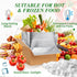 Honoson 2 Frozen Pack Pack Frozen (12'' 10'' 7'') Pcs Thermal Insulated Shipping Boxes for Food with Ice and Aluminum