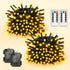 JMEXSUSS Battery Operated Christmas Lights with Remote, Each 33 FT String Lights