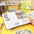 Estune Acrylic Ergonomic Writing Slant Board Transparent Plastic Preschool Slope Board Classroom Tool for Drawing