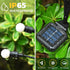 Solar Garden Lights - 20 LED Firefly Outdoor Lights, Waterproof for Christmas Yard Patio Pathway Decoration (2 Pack)