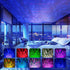 Elec3 Galaxy Projector for Bedroom, Ocean Light Projector with Bluetooth Speaker and RC Water Wave Lamp Northern Night