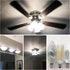ALIDE JDE11 Bulbs 120V 100W Bulbs Dimmable,T3 T4 E11 Bulb,4000K 10W 1000LM E11 Lighting,5Pack Led Halogen Candelabra