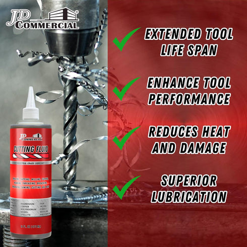 16 OZ, (2 Pack) Cutting Fluid Cutting, Tapping, and Drilling Lubricant, Reduces Heat, Extends Tool Life & Improves