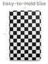 Waitress Server Book Retro Checkerboard Server Wallet Organizer, Simple Guest Check Holder for Restaurant Waitstaff