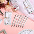 Chiisong 50 Sets Bridal Shower Favors for Guests Wedding Pens Bulk with Thank You Cards Bridal Shower Retractable