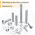 Mr. Pen Bolts, Nuts, and Washer Assortment Kit, 226 pcs, Assorted Nuts and Bolts for DIY Projects