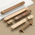 4 5.04 pcs in Walnut Brass Cabinet Door Handles Cabinet Wine Cabinet Wardrobe Drawer Door pulls