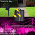 YAOZHOU 2 Pack 144ft 400LED 8 IP44 Valentines Day Solar Christmas String Lights Outdoor Pink Fairy Lights with Modes