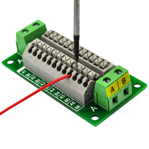 16Amp AC/DC 2x12 Position Terminal Block Distribution Module