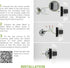 8 Inch 10W 2700K-5000K Dimmable ASD Indoor LED Wall Sconce - Black Wall Sconce Lights for Living Room, Bedroom