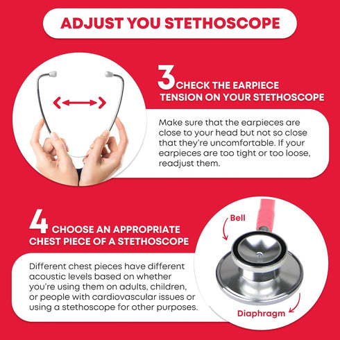 Pink Ever Ready Dual Head Stethoscope