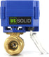 Motorized Ball Valve, 3/4" Brass Electrical Ball Valve, Full Port, 9-24V AC/DC Setup by U.S. Solid