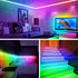 18ft 75-85in, maylit ICRGB TV LED Backlight, Bluetooth LED Lights for TV USB Powered TV Lights Kit with Remote and App