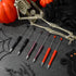Whaline 24Pcs Halloween Beadable Pens, Orange Purple Black Gel Ink, Retractable Writing Pens with Extra Refills for DIY
