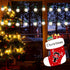 25Ft G40 25 Bulbs(2 Abeja Frosted White String Lights, Globe Patio String Lights with LED Frosted Spare), Vintage