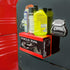 Mayouko Red Magnetic Glove Dispenser Holder, Wall Mount for Tissues, Disposal Gloves, Wipes, Tool Cart Accessory