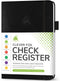 Clever Fox Check Register Book - Deluxe Transaction Register, Accounting Ledger Book for Personal and Work Use