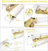 Gold Acrylic Desktop Stapler, 25 Sheet Capacity, includes 1000 Staples and Staple Remover