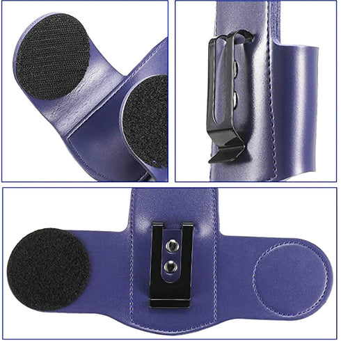 Little Syohe Leather Stethoscope Holder Case Stethoscope Case Handmade Clip-on Stethoscope Holder for Physicians