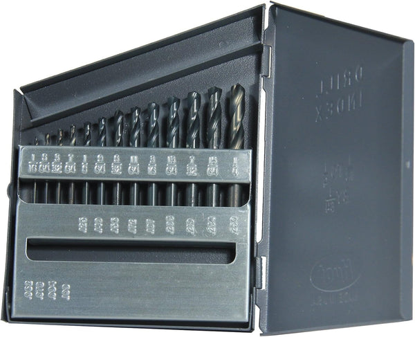 Viking Drill and Tool 43690 Type 260-T Heavy Duty Stub Length Drill Bit Set, 13 Piece