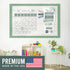 Hadley Designs Greenery Classroom Calendar Set Bulletin Board Sets For Teachers - School Calendar For Classroom, Classroom Calendar Bulletin Board Set For Classroom Decoration by Hadley Designs