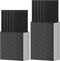 Handepo 100 Pack Kraft Notebooks, 60 Pages Ruled Lined Soft Cover Journals for Students, Office Supplies (Black, A5)