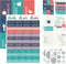 Improve Yourself Planner Stickers Set - 24 Sheets Self-Improvement Sticker Pack for Journals