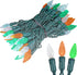 24FT 70 C6 Commercial Novelty Lights LED LED St. Patrick's Day String Lights, Outdoor Christmas Tree Grade LED String