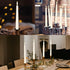 3D 11.4" 6 Pack Flameless Taper Candles with Wick, Real Wax LED Candles with Remote and Timer, Flickering Candlesticks