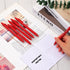 Cholemy 150 Pcs Red Ribbon Week Pen, Black Ink Retractable Ballpoint Pens for Red Ribbon Awareness Supplies, Charity