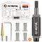 Multi-Grip Rivet Nut Installation Tool Set with Pre-Bulbed Shank Flat Head Threaded Insert Nut Assortment Kit