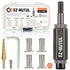 Multi-Grip Rivet Nut Installation Tool Set with Pre-Bulbed Shank Flat Head Threaded Insert Nut Assortment Kit