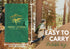InnoBeta Leather Journal Notebook for Hiking Lovers, 7x5 Inches, Embossed Sketchbook, Travel Diary, Green
