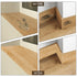 2in x33ft, PATIKIL Wood Grain Repair Tape Self Adhesive Realistic Textured Repair Tape Patch for Floor Door Table