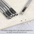 Xinjoduz Set (1.5mm-4mm) 6PCS Set Hollow Leather Hole Punch with Stainless Steel Tool Metal Hollow Punches for Belt DIY