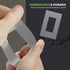 ENERLITES Grey Screwless Decorator Wall Plate, 1-Gang Size, Unbreakable Polycarbonate Thermoplastic, Glossy