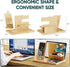 Valentine's Day Gifts for Men Wood Phone Docking Station with Separate Phone Stand, Bedside Desk Organiser and Key