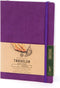 Pentalic 6" x 8" Purple Pocket Sketchbook Traveler Journal, 160 Pages