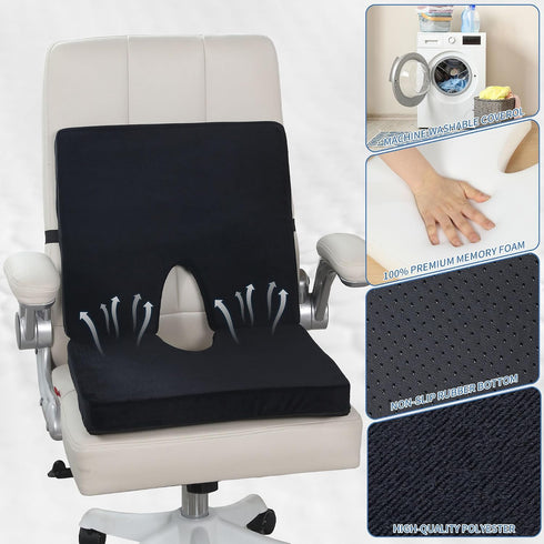 Tailbone BALAPET Lumbar Support Seat Cushion,Ergonomic Lumbar Support for Posture Correction Cushion and Pain Relief