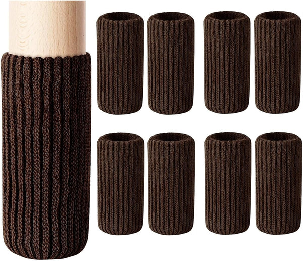 8 PCs Furniture Leg Socks - High Elastic Coffee Furniture Socks, Knitted