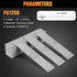 P612 9,000 PCS/BOX Headless Pin Nails, 23 Gauge 1/2'' (12mm) Stainless Steel Fasteners for Pneumatic Nail Gun