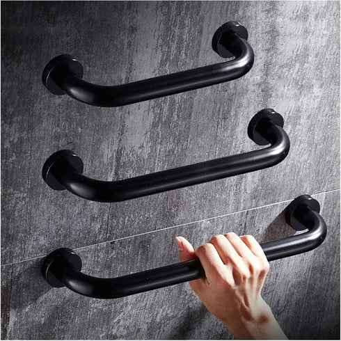ALDEPO 12 16 20 Inch 4 Grab Bars Handicap - Handrail for Bathtubs and Showers - Wall Mount Assist Bar Stair Railing