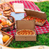 AmazingSpark 50 14 7 1.5 Inch Pcs Pizza Boxes x x Kraft Flatbread Box Corrugated Rectangular Take out Baking Containers