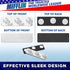 Mifflin-USA Name Tag Magnets - 24 Pack, 1.75 x 0.5 Inches, Premium ID Badge Holder with Strong Neodymium Magnets