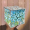 C&M LED Tulip Night Light, Decorative Table Lamp with Mirror, 21 Flowers, Handmade