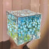 C&M LED Tulip Night Light, Decorative Table Lamp with Mirror, 21 Flowers, Handmade