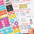 Avery 30 Sheets Planner Stickers Variety Pack, 1,656 Productivity Stickers for Planner, Journal or Calendar (6785)