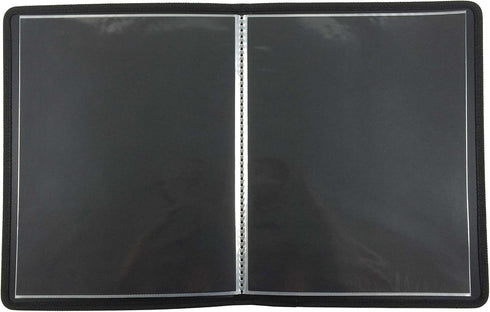 Filexec Products Art Presentation Book, 8.5"x11", 24Page/48 Views (93230),Black by filexec