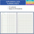 Elan Publishing Company 7 Period Teacher Lesson Plan, Days Horizontally Across the Top (W101)