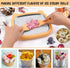 1+12P Frozen 2P 10P Windspeed Rolled Ice Cream Maker Machine, Instant Ice Cream Maker Tray Instant Cold Plate